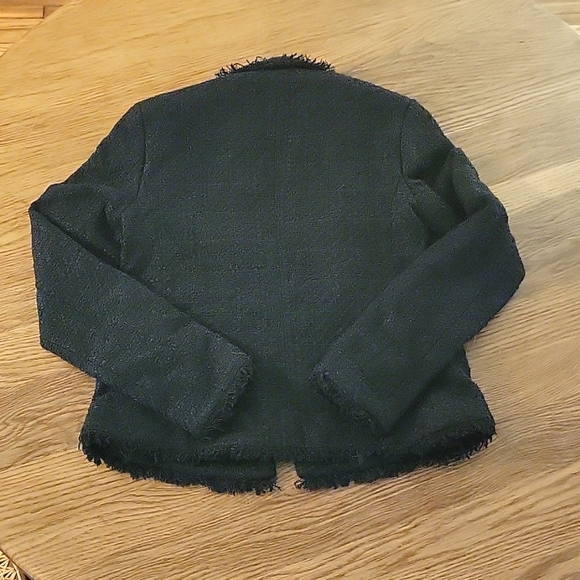 Express Button Front Boucle Blazer, Size XS - Picture 4 of 7